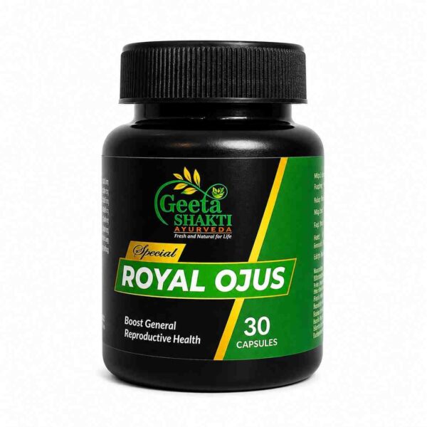 Geeta Shakti Ayurveda Royal Ojus Capsules | Ayurvedic Formula | 30 Capsules